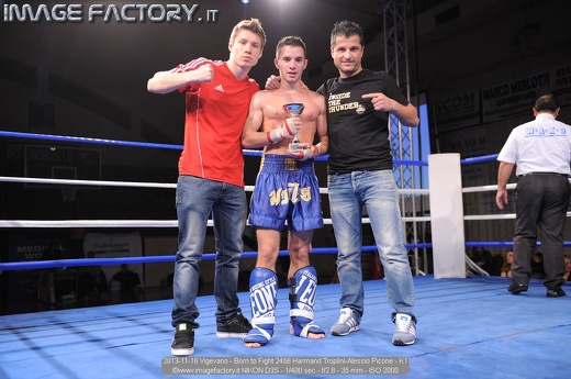 2013-11-16 Vigevano - Born to Fight 2456 Harmand Troplini-Alessio Picone - K1